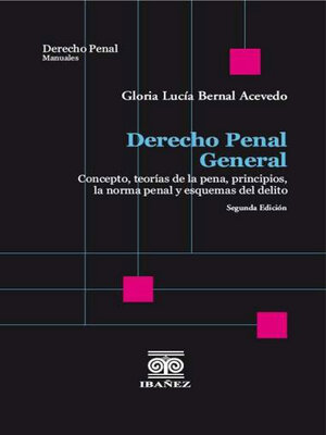 cover image of Derecho penal general